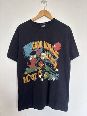 Misfit Good Morning Garden Tee Black Medium